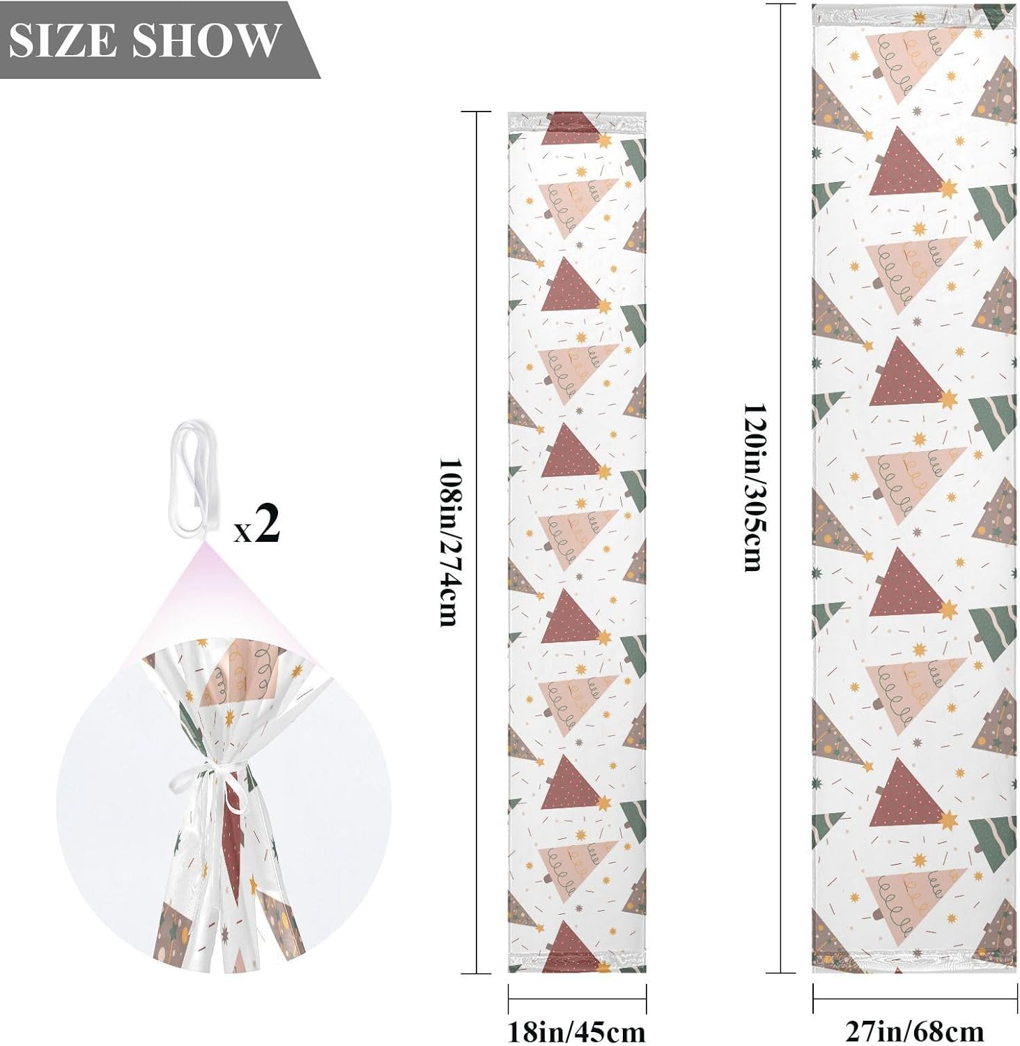 Simple Decorated Christmas Tree Table Runner Fall Decorations for Home for Kitchen Decorations Christmas Table Runner 120 Inches Long
