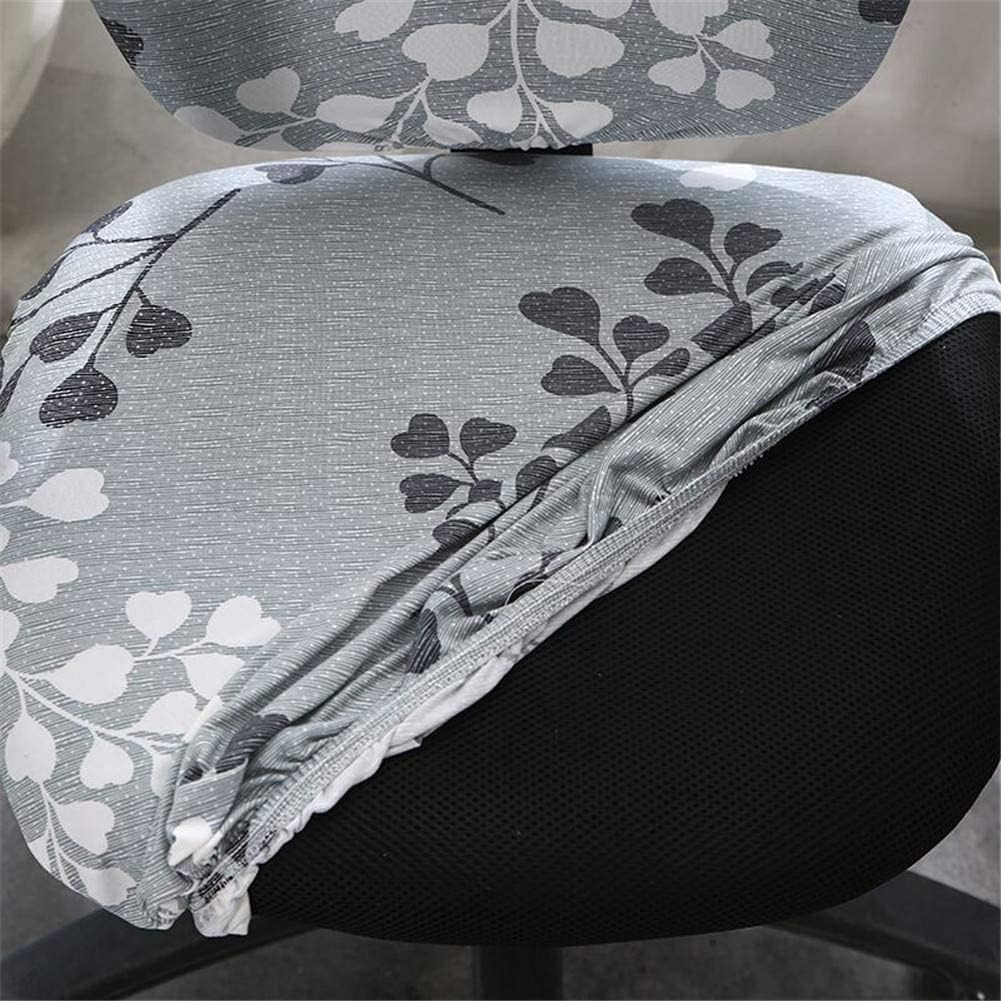 Melaluxe Fundas para silla de oficina de computadora, funda universal protectora y elástica para silla giratoria
