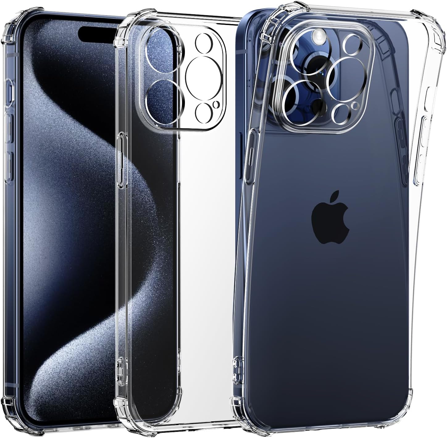 Raysmark Funda para iPhone 15 Pro, ultra delgada y delgada, resistente a los arañazos, de goma de poliuretano termoplástico, silicona suave,