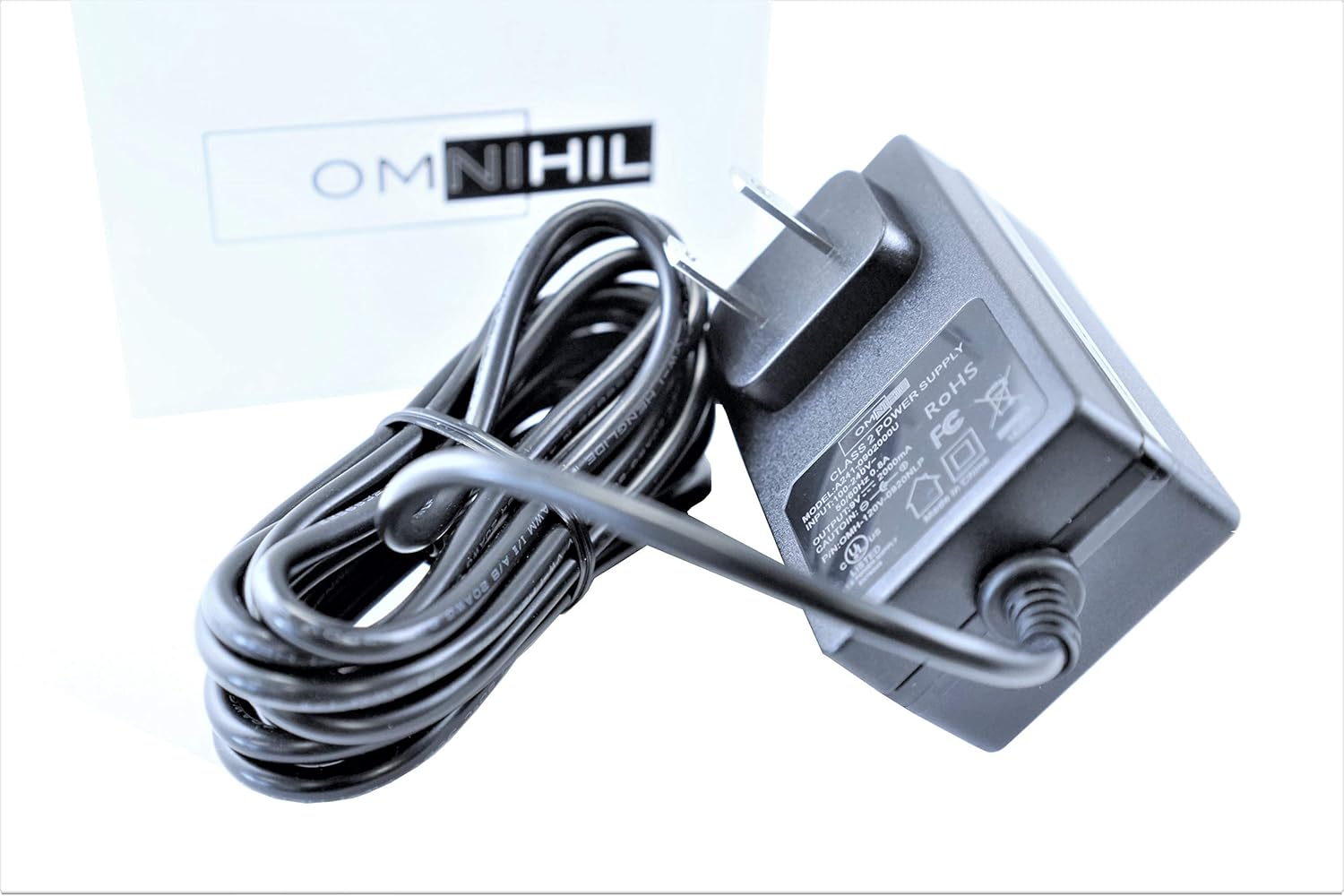 Listado UL OMNIHIL Adaptador ACDC de 8 pies de largo compatible con proyector de línea delgada Insignia Modelo NS-PR60