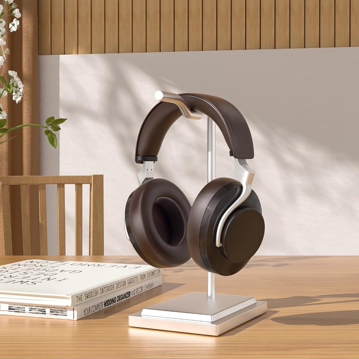 Hesh2 – Almohadillas de repuesto para los oídos, almohadillas de espuma compatibles con auriculares inalámbricos Skullcandy Hesh 2 Hesh 2.0 (marrón)