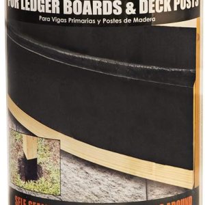 deckwise wisewrap Ledger cinta, autoadhesivo Deck y Post parpadeo, 12″ X 25’Roll deckwise wisewrap Ledger cinta, autoadhesivo Deck y Post parpadeo, 12″ X 25’Roll