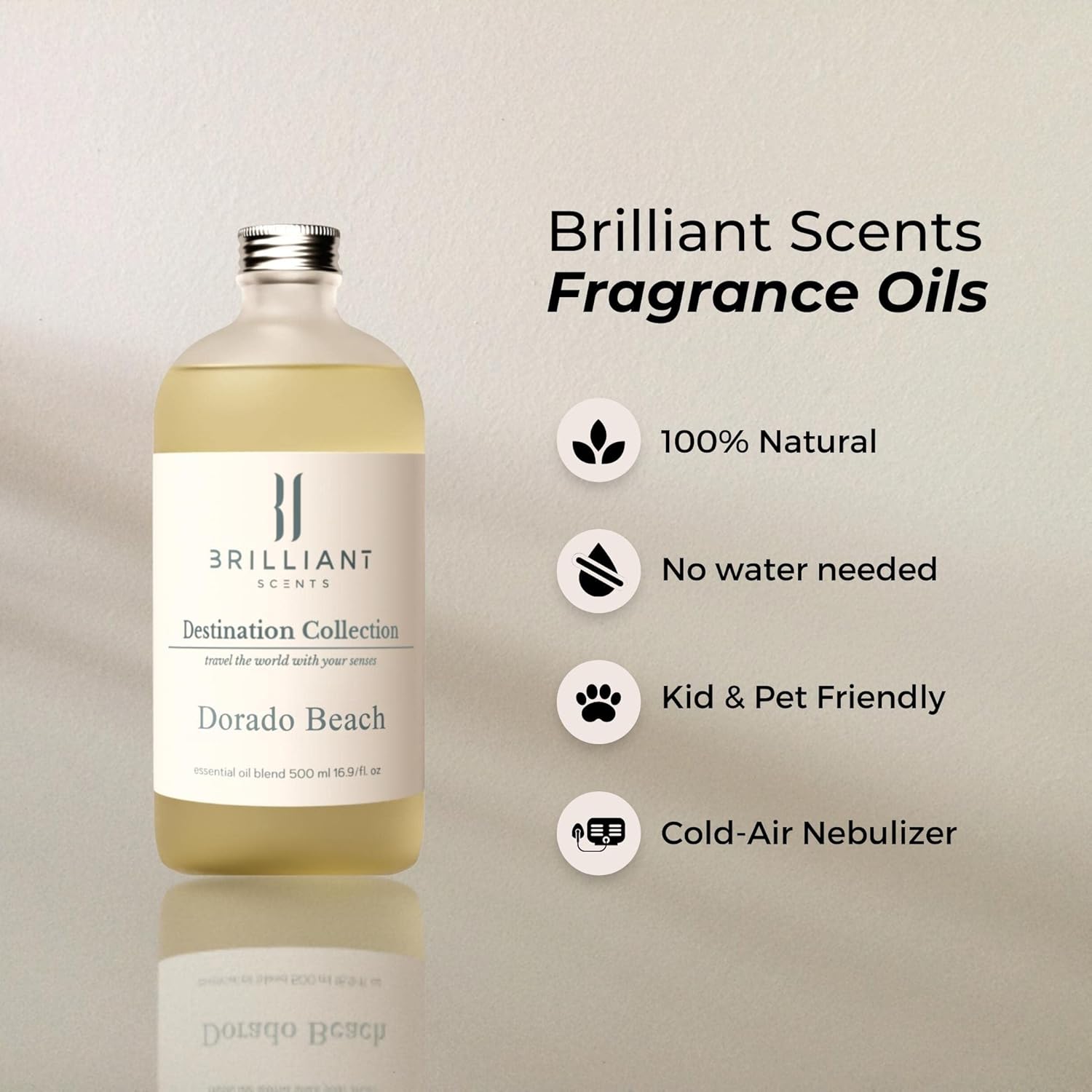 Dorado Beach  Inspirado en The Ritz Carlton  Aroma de lujo para el hogar y los negocios  Bergamota, fruta dulce – Aceite de fragancia – 4.1 fl oz