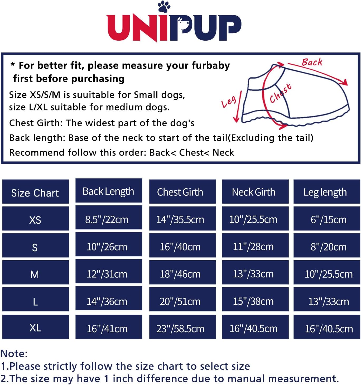 UNIPUP DS95S DS95S – Suéter de punto para perros pequeños, abrigo de punto para perros pequeños, ropa clásica de cuello alto grueso para perros con