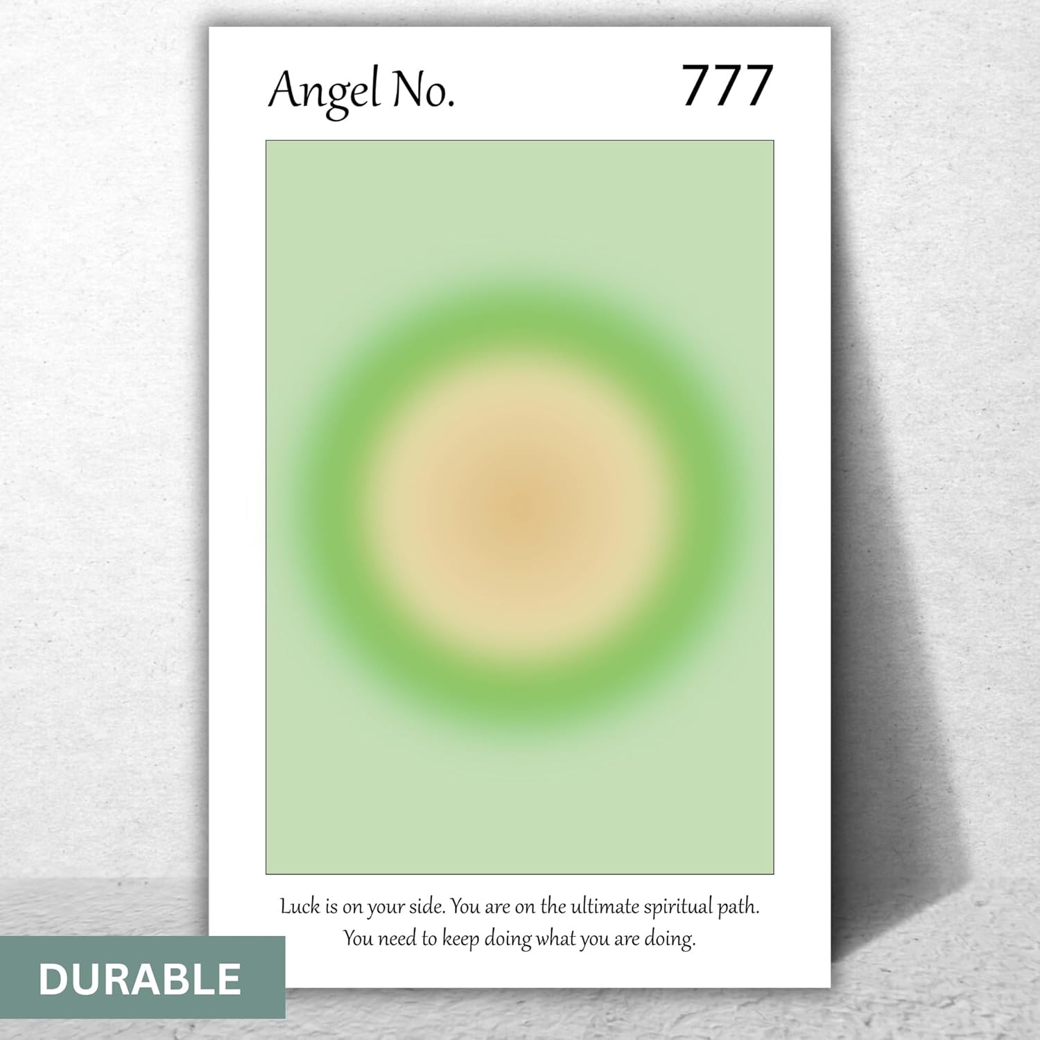 777 Angel Number Wall Art Poster, Energy Aura Gradient Posters Print, Spiritual Vibrant Gradient, Astrology, Spirit Guide, Spirituality Poster for