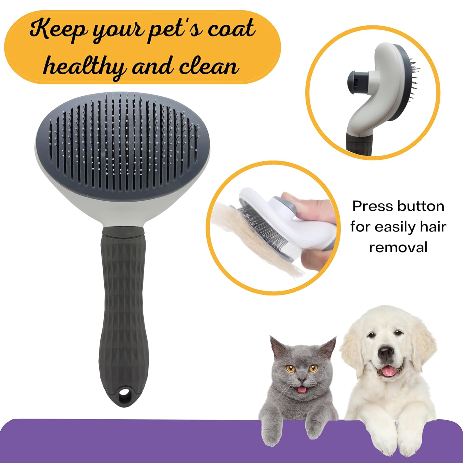 Cepillo para mascotas y cepillo de baño para mascotas de silicona suave, cepillo de gato, cepillo de perro, cepillo de pelo de gato, cepillo de pelo