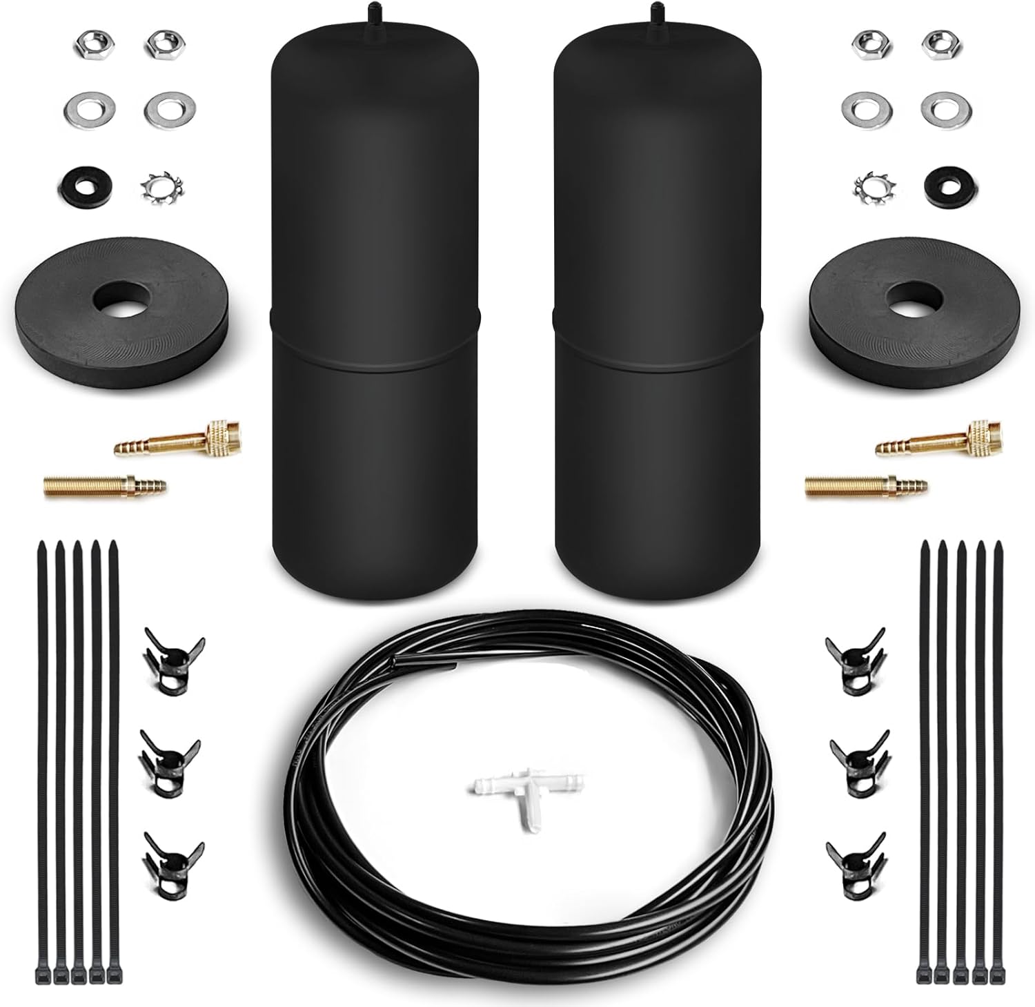 KEIYSHOLCK Kits de suspensión de bolsa de aire trasero de repuesto para Ram 15001500 Classic Pickups Heavy Duty Air Ride Helper Spring Bag de hasta