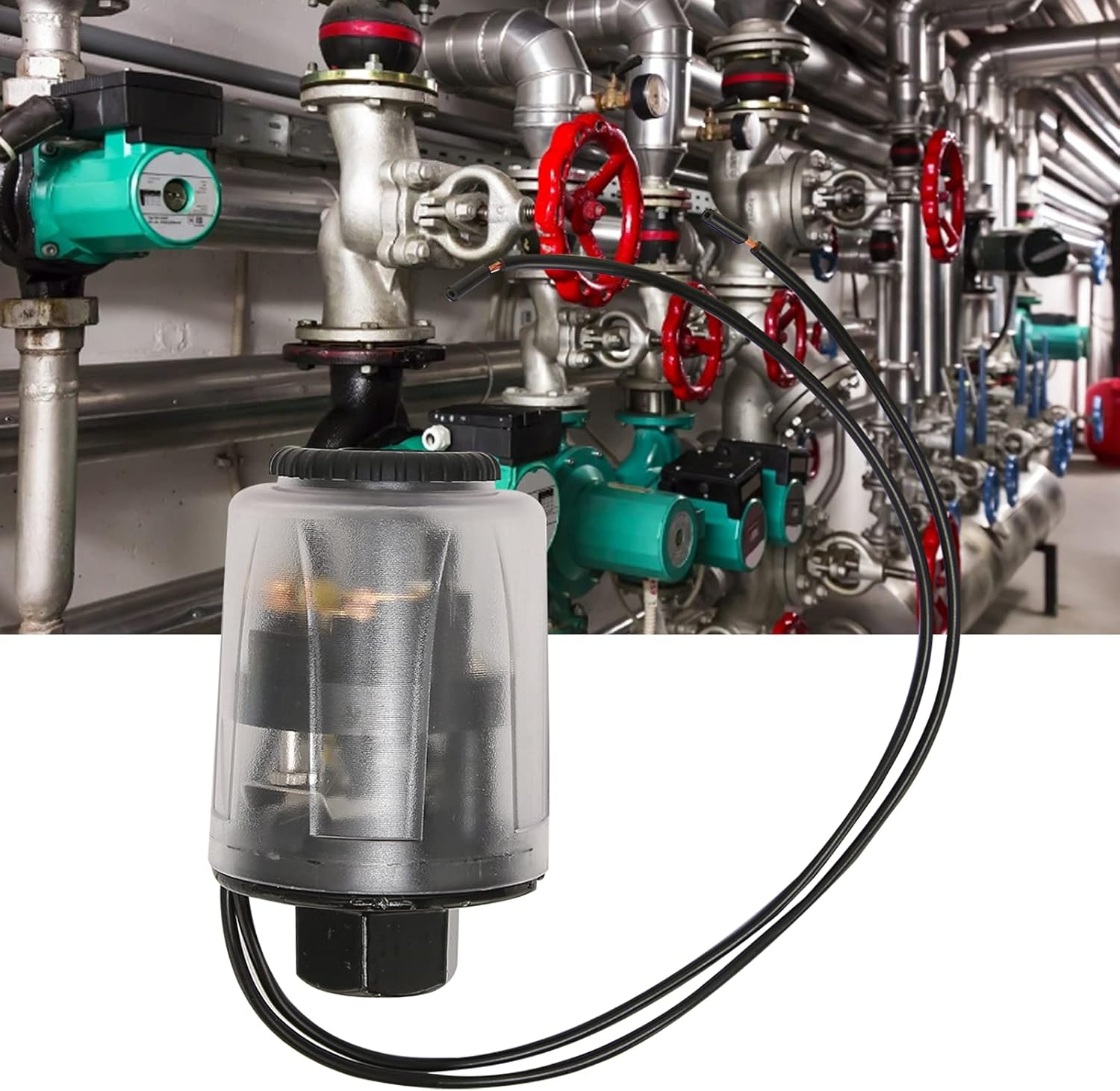 Controlador de interruptor de bomba de refuerzo autocebante Controlador de bomba de agua mecánica ajustable para agua fría y caliente automática