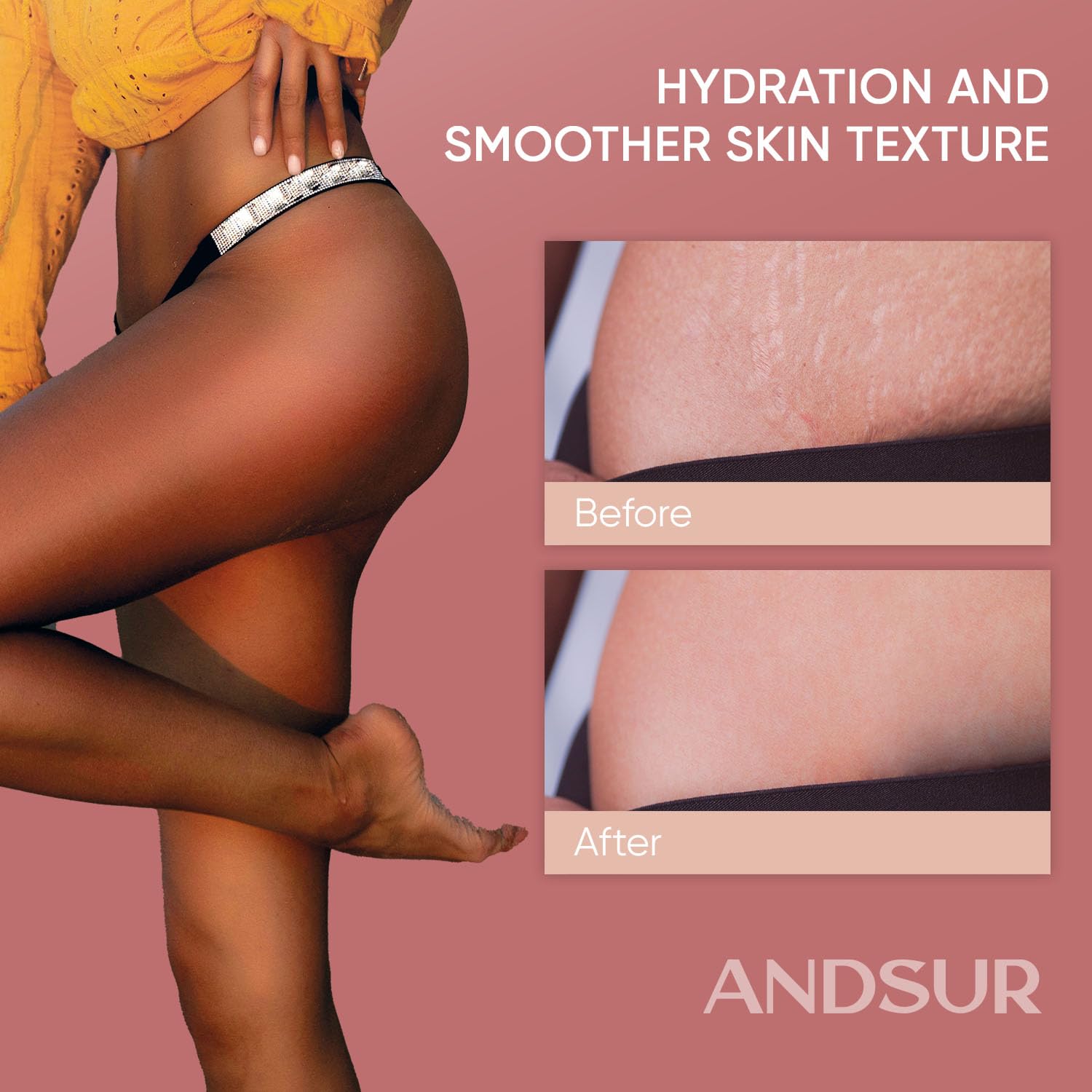 B Flat Belly Reafirming Cream Crema tensora de la piel para cuerpo, crema reafirmante y tensora del vientre-crema para muslos, cuerpo y brazo, 3.38