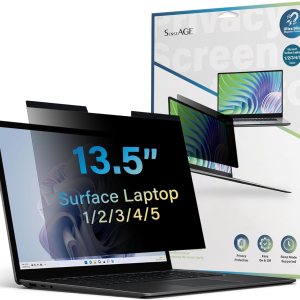 SenseAGE Microsoft Surface – Protector de pantalla magnético de privacidad para laptop de 13.5 pulgadas, filtro de privacidad fácil de poner y SenseAGE Microsoft Surface – Protector de pantalla magnético de privacidad para laptop de 13.5 pulgadas, filtro de privacidad fácil de poner y