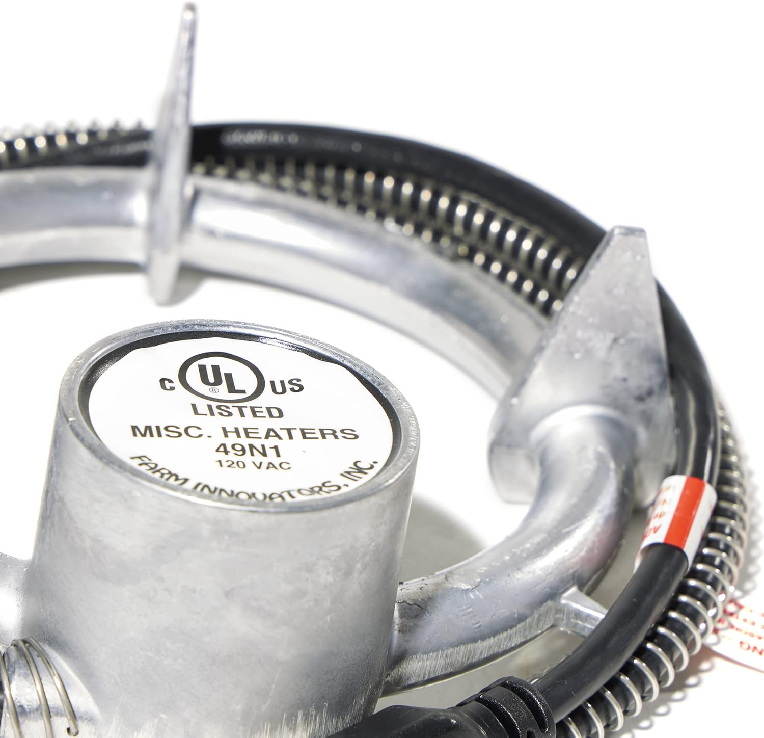 Farm Innovators H-49 – Descongelador de cubeta de aluminio de 250 vatios de 5 galones con termostato autorregulador
