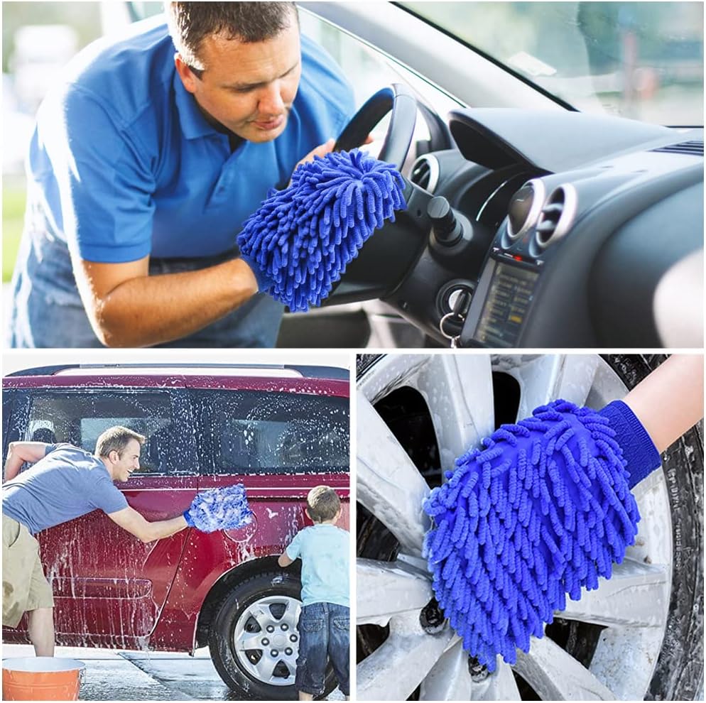 Boquilla de lavado de autos, boquilla de manguera de alta presión, pulverizador de 8 patrones de manguera con 2 dispensadores de jabón de 3.5 onzas