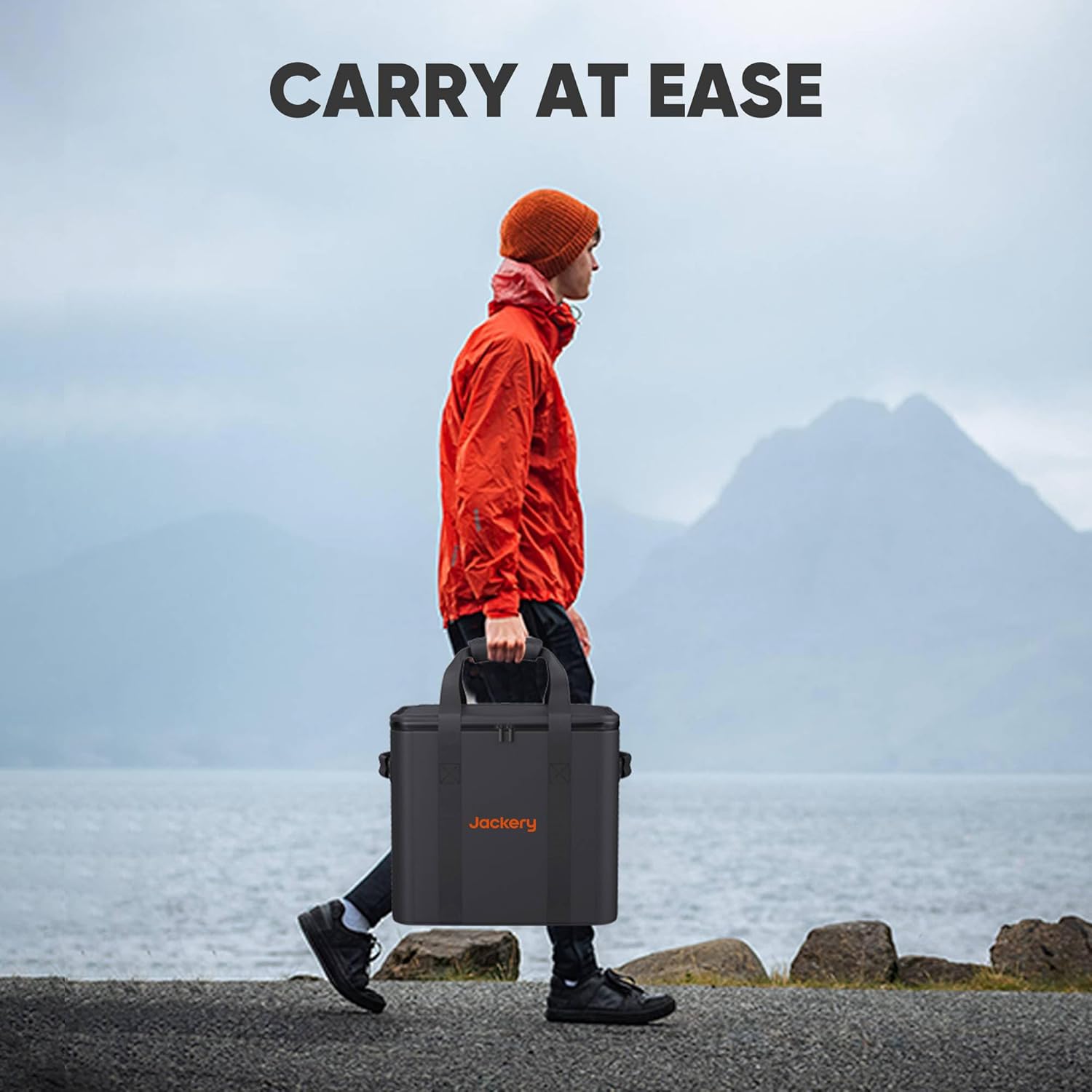 Jackery Bolsa de transporte (tamaño L) para Explorer 15001500 PRO  2000 Pro Estación de energía portátil – Negro (central eléctrica no incluida)