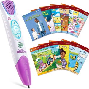 LeapFrog LeapReader System Aprender a leer Mega Pack de 10 libros, rosa LeapFrog LeapReader System Aprender a leer Mega Pack de 10 libros, rosa