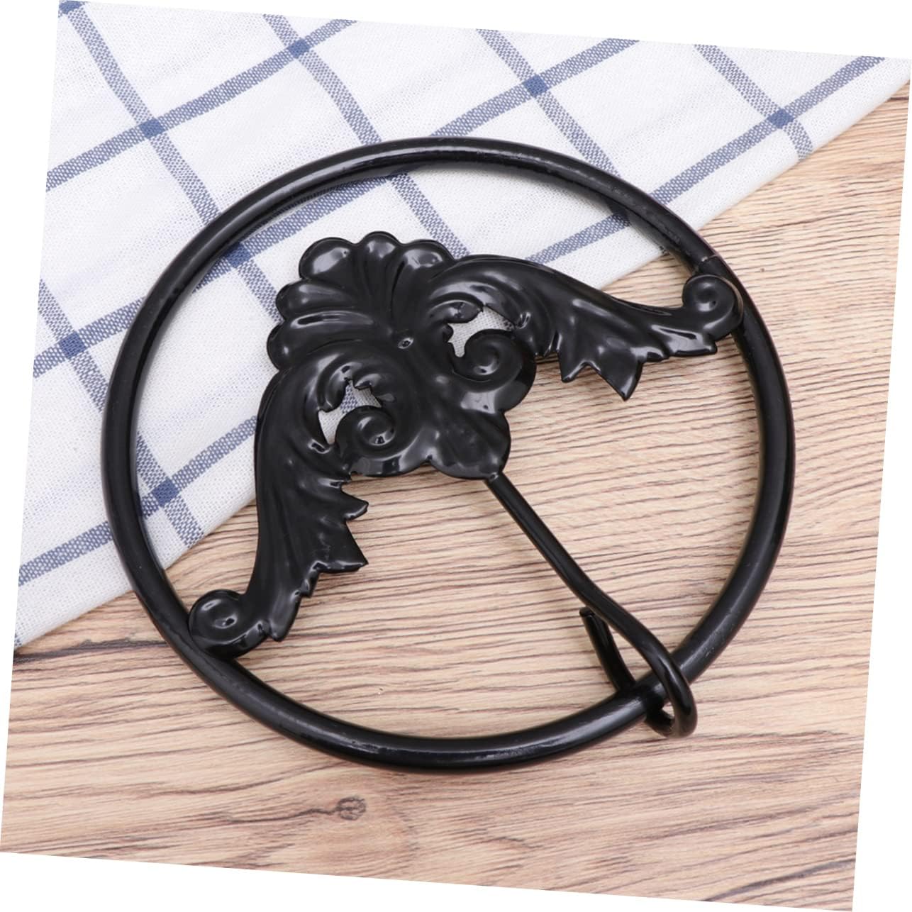 DOITOOL 1 toallero para toallero, toallero, anillo de toalla para baño, toallero de montaje en pared, anillo de toalla de cobre, para colgar en la