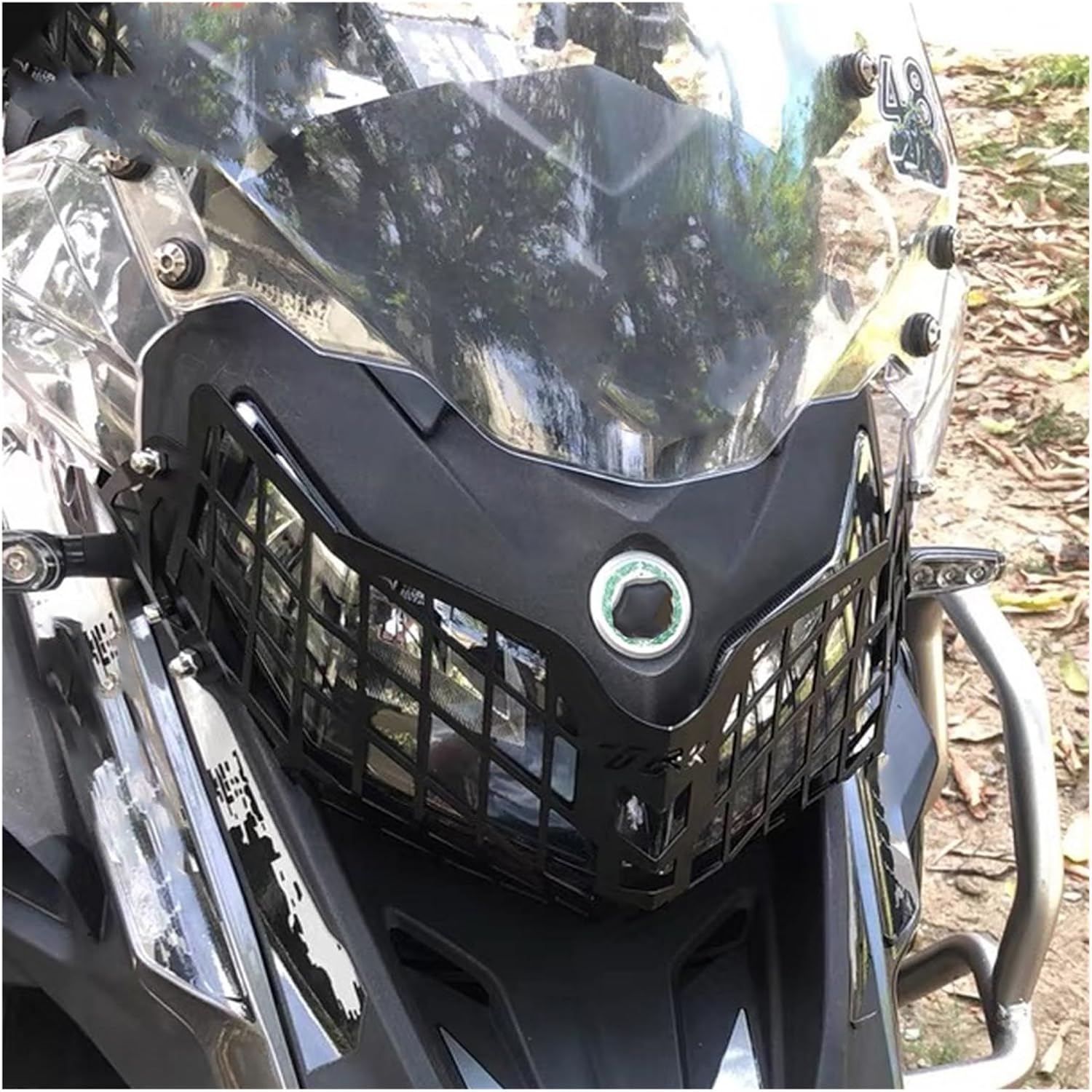 ORSQU TRK502 Protector de faros delanteros para Benel-&li TRK 502 502X TRK502X 2018 2019 2020 2021 2022 2023 Accesorios de motocicleta parrilla de