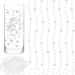 50 cuentas de perlas para flotar, perlas flotantes de plata de 20 pulgadas, cuentas flotantes con 20000 cuentas de agua, cuentas flotantes para 50 cuentas de perlas para flotar, perlas flotantes de plata de 20 pulgadas, cuentas flotantes con 20000 cuentas de agua, cuentas flotantes para