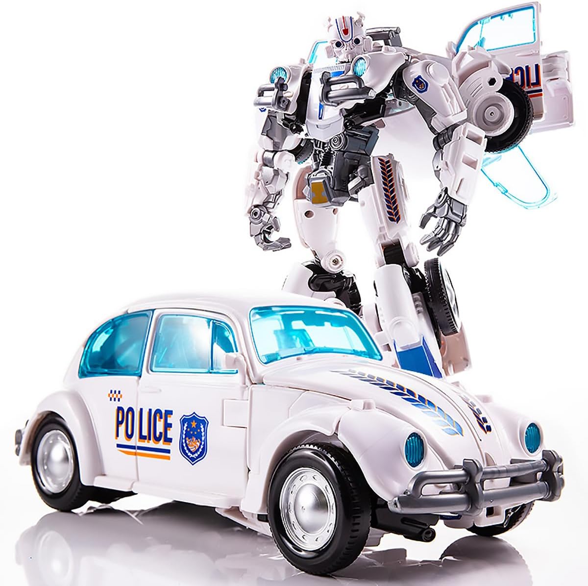 Deluxe Gravity Studio Series 18 Deluxe Bumblebee & Prowl – Figura de acción de aleación de zinc a escala de 7.9 pulgadas, edición de película,