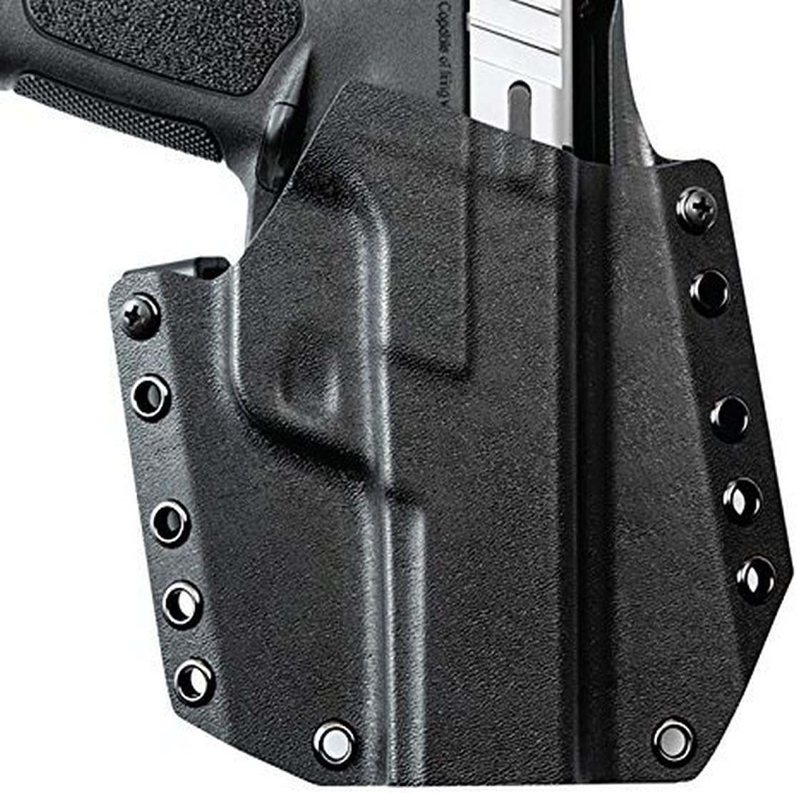 Mission First Tactical MFT Sig Sauer 938 – Funda para pistola OWB, banda de cintura exterior, Kydex Boltaron, ajustable, fabricada en EE. UU
