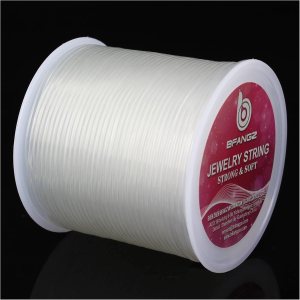 Cuerda elástica de 0.059in y 164.0ft para hacer joyas, cuerda elástica de cristal, cuerda elástica para pulseras, collares, joyas y suministros de Cuerda elástica de 0.059in y 164.0ft para hacer joyas, cuerda elástica de cristal, cuerda elástica para pulseras, collares, joyas y suministros de