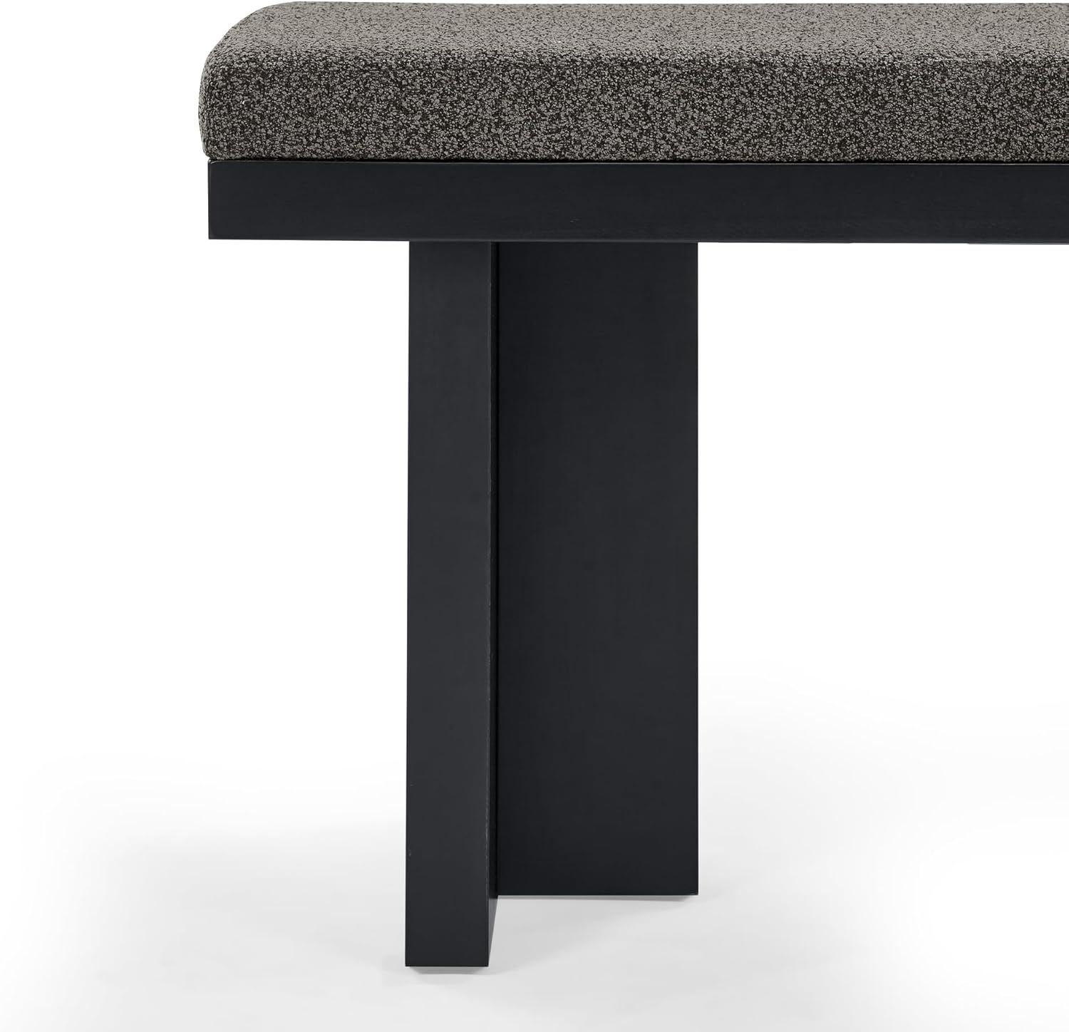 Banco acolchado para dormitorio, hecho de madera de goma resistente, esponja de lino, perfecto para salas de estar, dormitorios y pasillos modernos