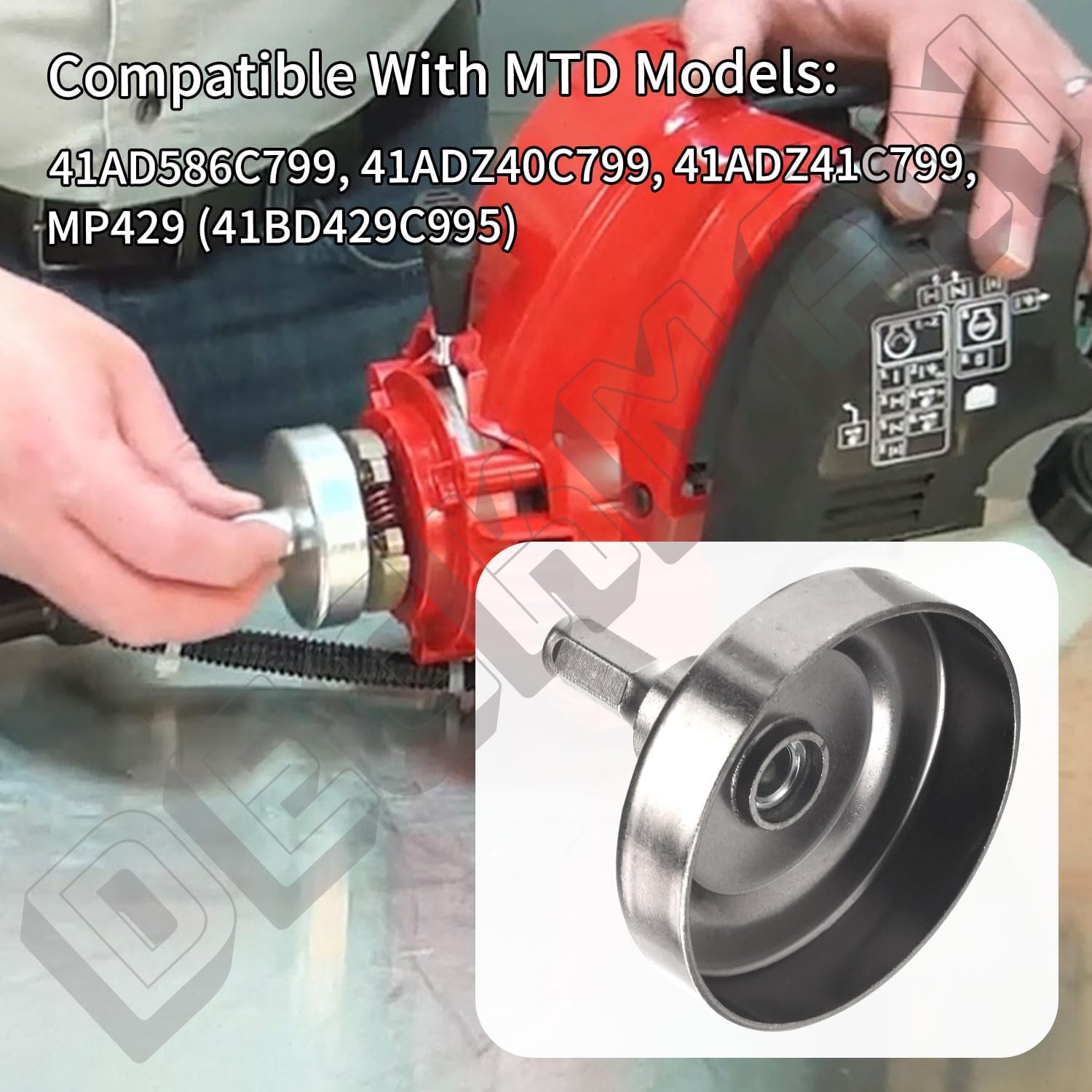 DECKMAN 753-06281 75306281 Conjunto de embrague compatible con recortadora de cuerda MtdCraftsmanCUB-CadetTroybilt 316791960, 316791961, 316791910,