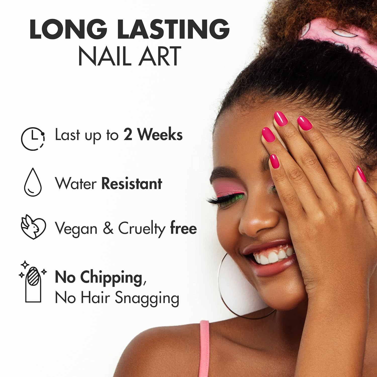 MOYOU LONDON Tiras de uñas de gel semicuradas, 20 unidades de envolturas de gel para uñas, obtén 1 lámpara UV gratis cuando recibas 2 o más, fácil