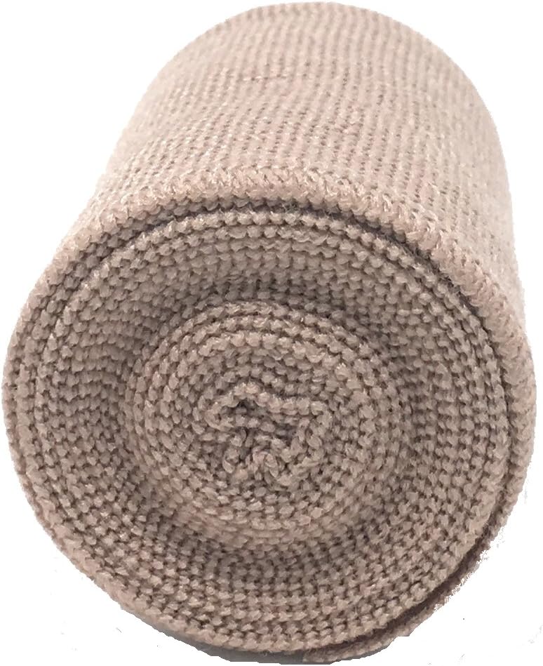 CHAMPION Vendaje elástico autoadherente ajustable, beige, universal, 4 pulgadas de ancho