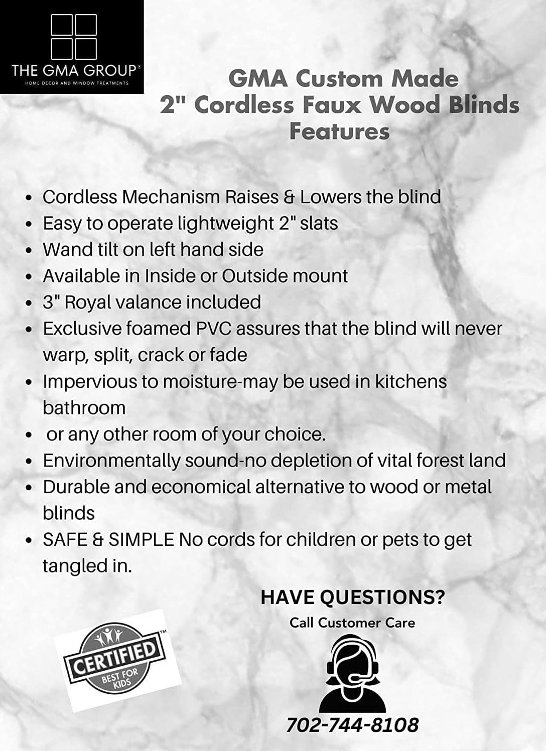 Persianas horizontales inalámbricas de madera sintética de 2 pulgadas en blanco, tamaño (33 pulgadas de ancho x 47 pulgadas de largo)