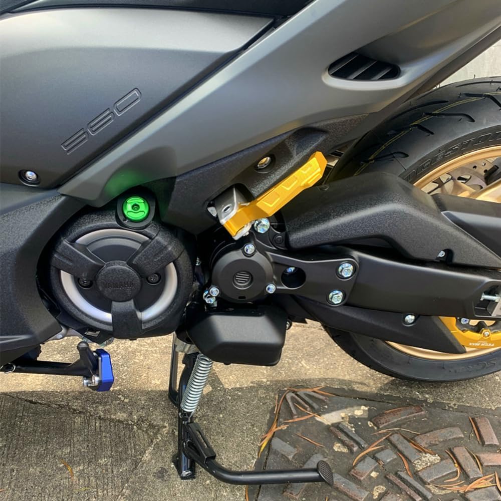 ESPEEDMTC para YAMAHA Fazer FZ-1 FZ-6 FZ-6R FZ-8 FZ-8S FZ-25 Pasapiés trasero Pasapiés Pasador Pasador Ampliador Pedal CNC Reposapiés de aluminio