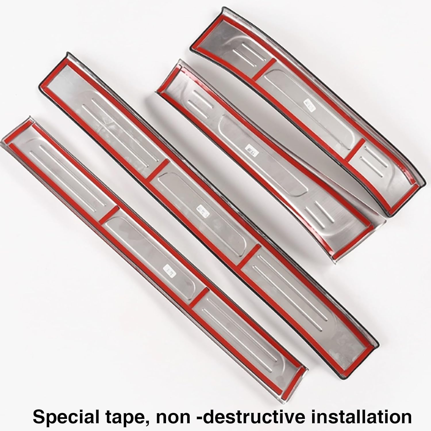 AOMSAZTO 4 piezas de protección para umbral de puerta para Honda CR-V CRV 2023 2024, accesorios de acero inoxidable para decoración de placa de