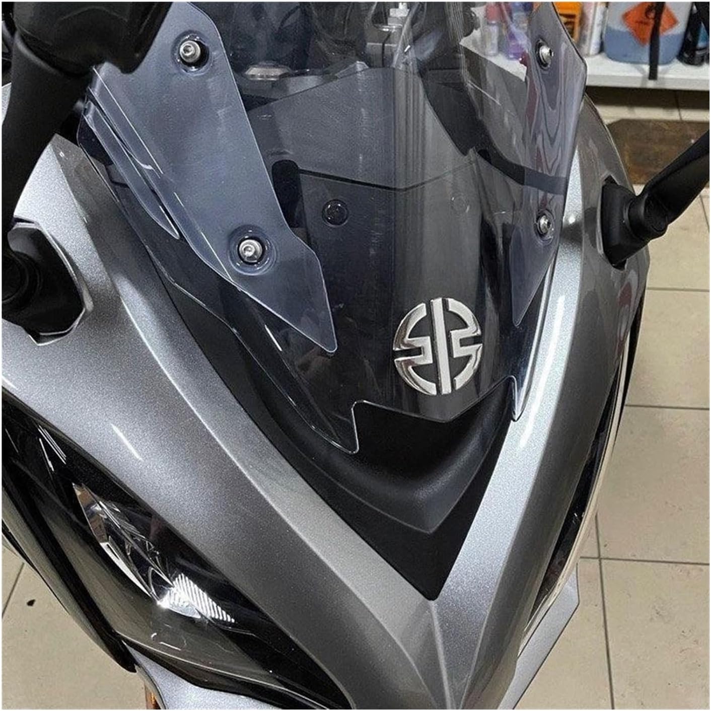 Para Kawasaki Ninja400 H2 H2sx H2 H2R 3D Carenado Logo Pegatina Calcomanía Oro Rojo Negro Plata llamativo bolsa (Color  Verde)
