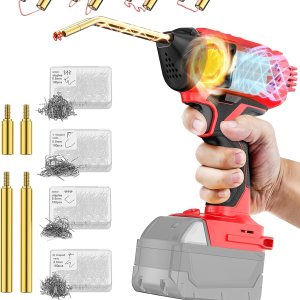 Pistola de soldadura de plástico inalámbrica para batería Milwaukee de 18 V, herramientas automotrices portátiles Ecarke de 120 W para máquina Pistola de soldadura de plástico inalámbrica para batería Milwaukee de 18 V, herramientas automotrices portátiles Ecarke de 120 W para máquina
