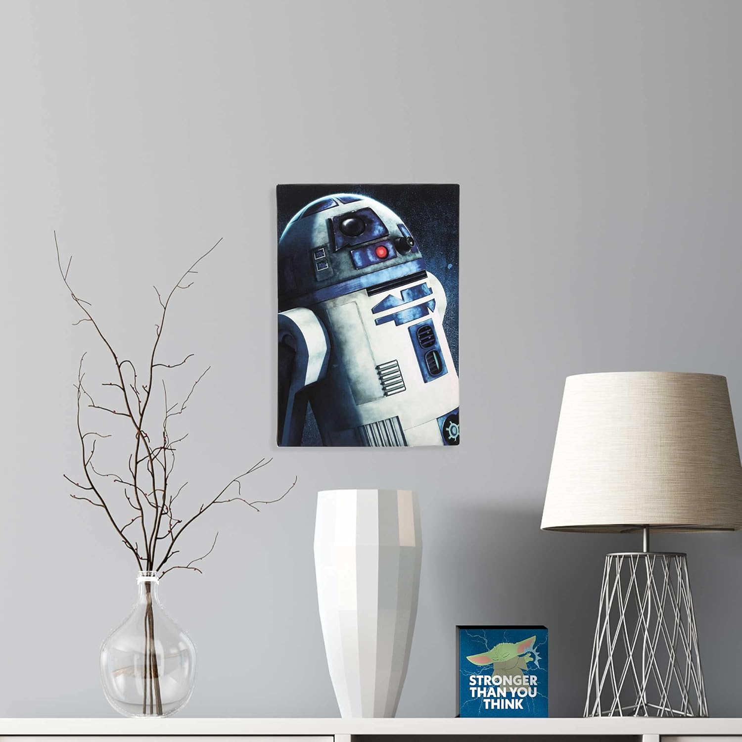Disney Star Wars The Mandalorian Baby Yoda Bloque de madera decorativo  Colgar o exhibir en un estante o escritorio  Más fuerte de lo que piensas