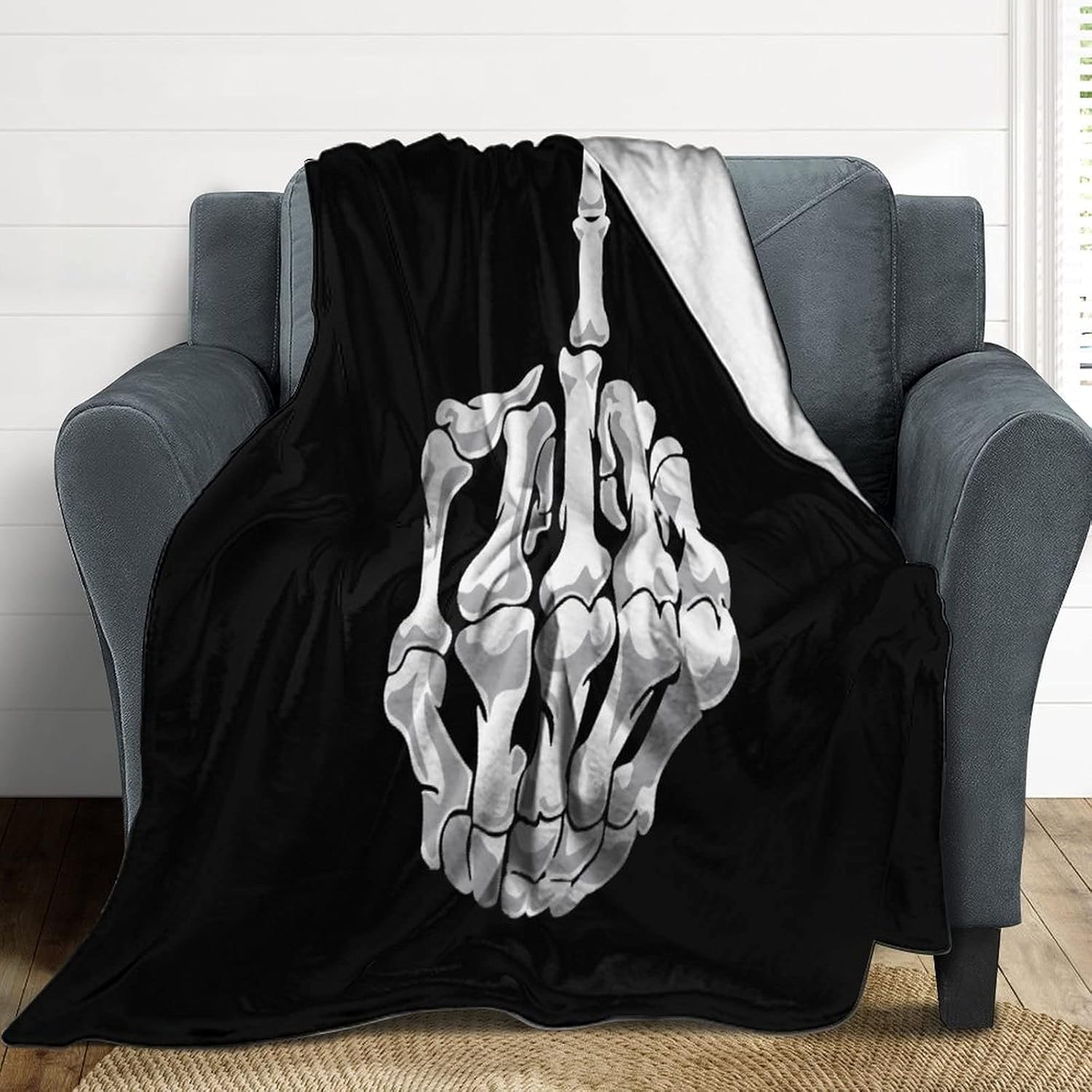 Manta de franela ultra suave y antibolitas para el hogar, cama y oficina, 70 x 80 pulgadas