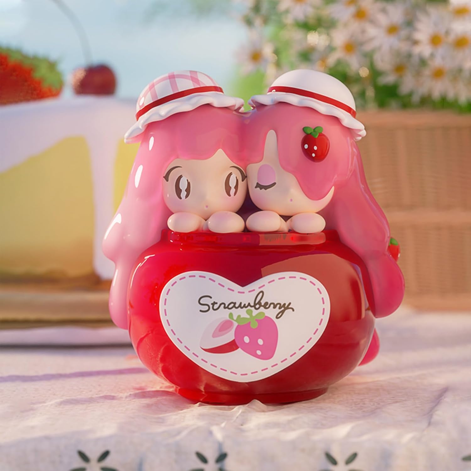 BEEMAI AAMY Picnic con mariposa Series 12 piezas (juego de 12 cajas misteriosas sin repetición) diseño aleatorio figuras lindas juguetes