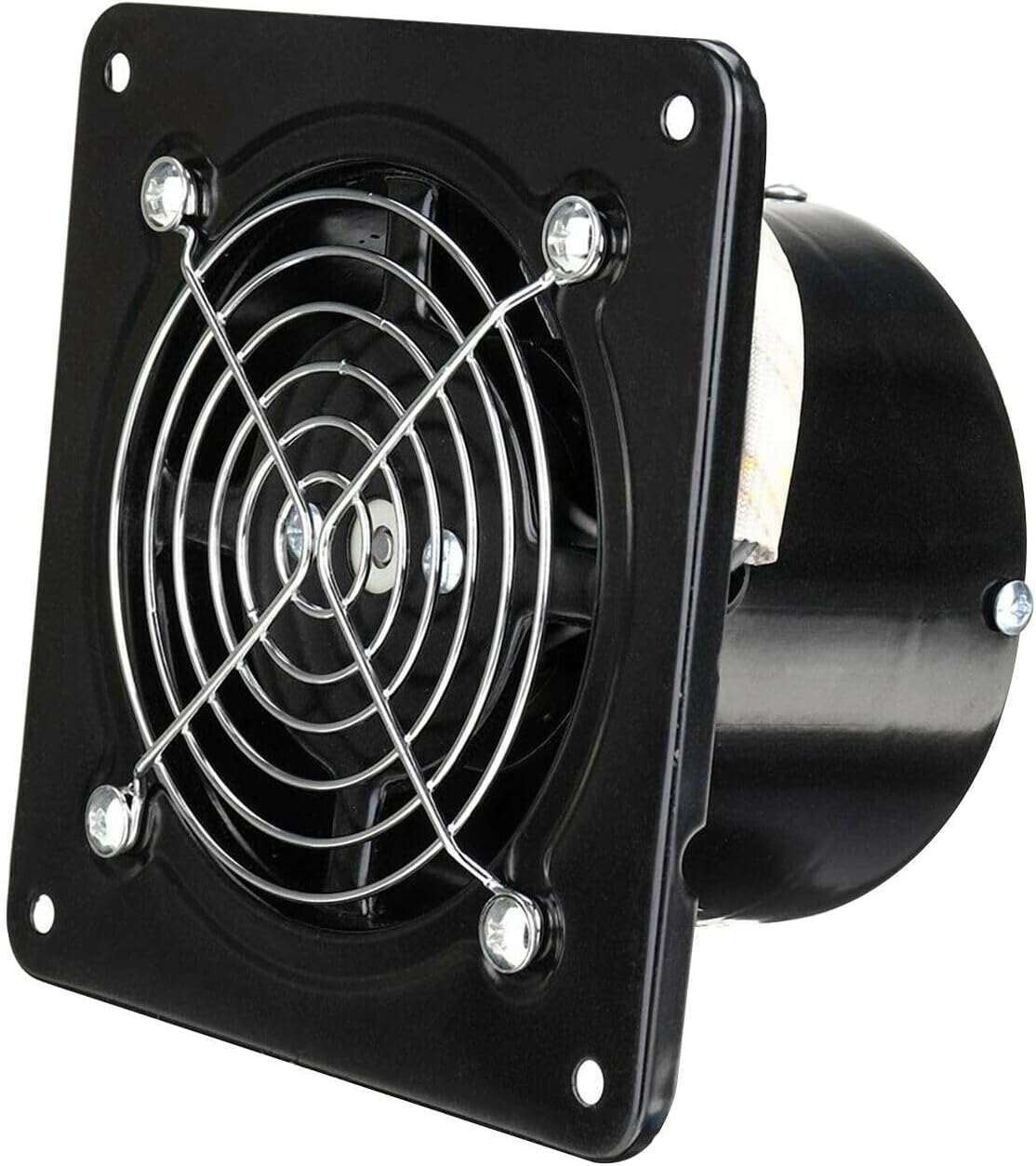 JNTKE Extractor de cocina de 12 pulgadas, 1700 CFM, acero inoxidable, bajo ruido, montado en la pared, ventilador de ventilación para sótanos,