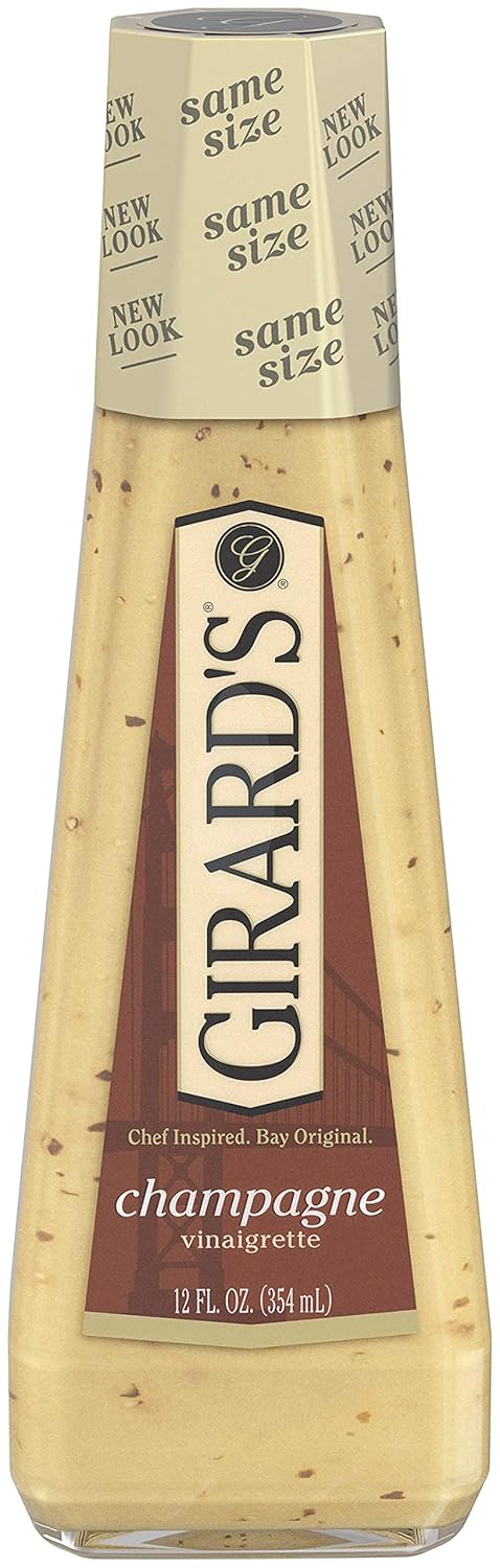Girard’s Aderezo para ensalada Champagne 12 oz (paquete de 2)