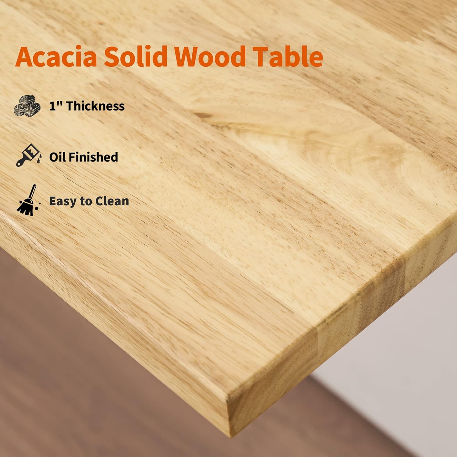 MCombo Banco de trabajo montado en la pared con mesa de madera maciza para garaje, lavandería, mesa de trabajo plegable para el hogar, oficina,