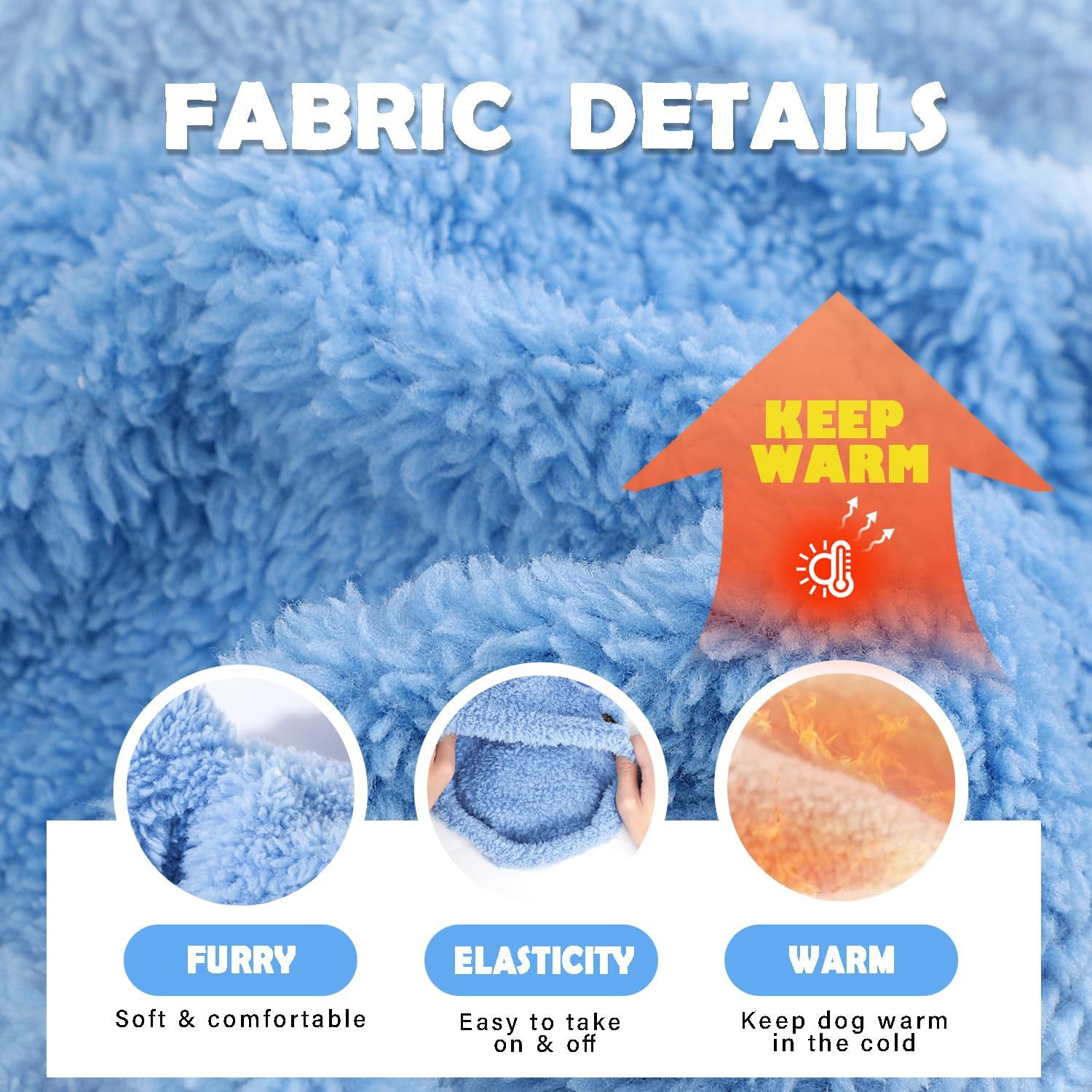 Ropa para perros pequeños, suéter de forro polar para perros pequeños, niñas y niños, ropa de invierno para perros pequeños, suéteres suaves y