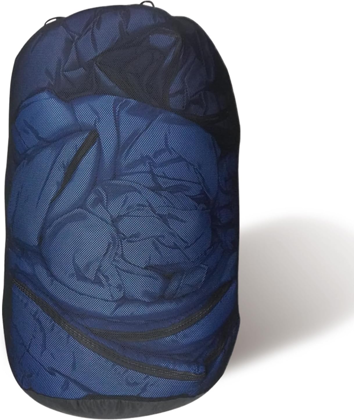 Saco de almacenamiento para saco de dormir de poliéster 110L y malla, capacidad extra grande para saco de dormir, senderismo, viajes y camping