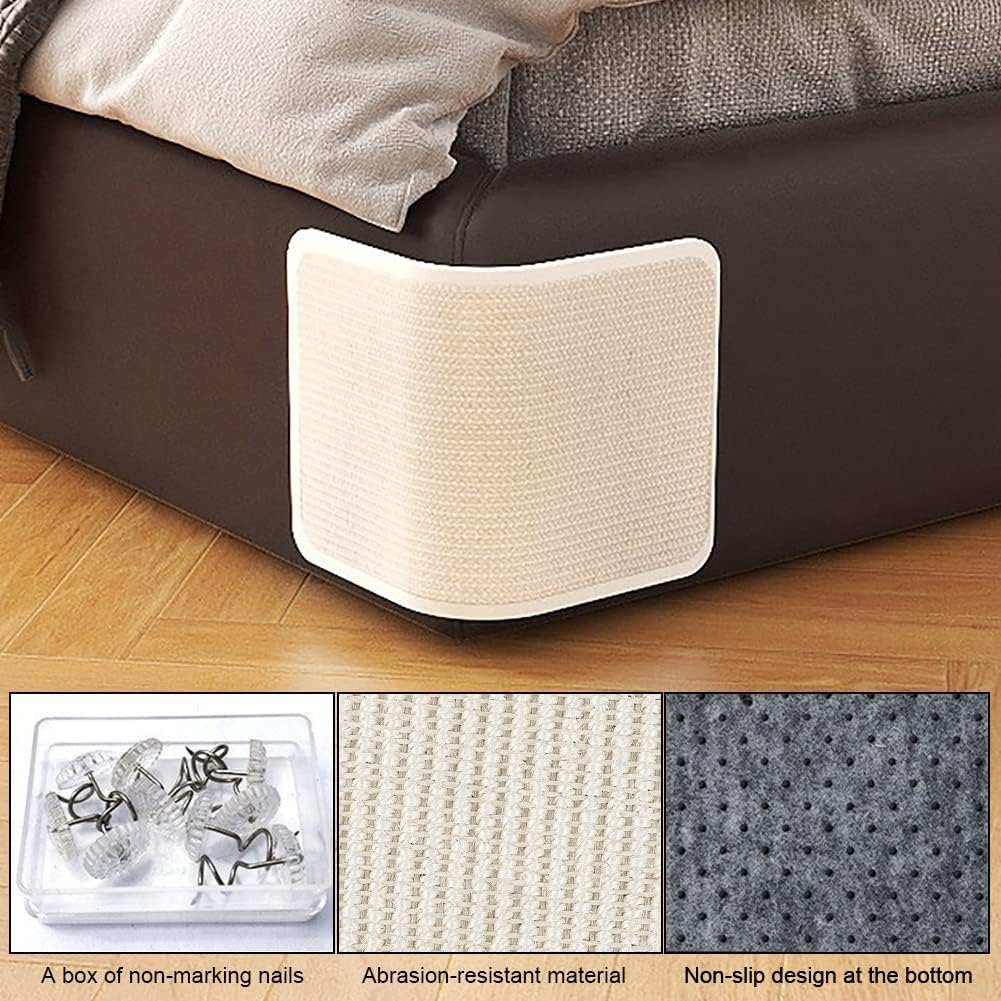 Almohadilla rascador de sisal natural para gatos, sofá, cama, muebles, protector de esquina para gatos de interior, funda de sofá, almohadilla de