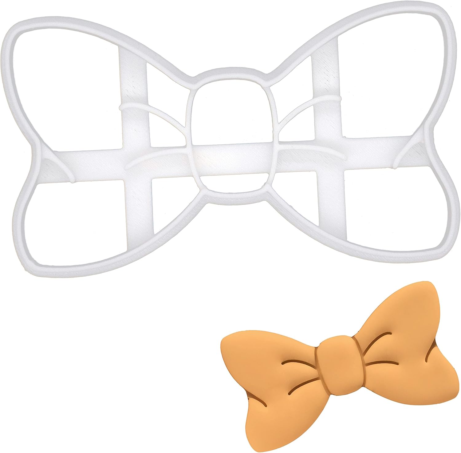 Cortador de galletas con pajarita femenina, 1 pieza – Bakerlogy