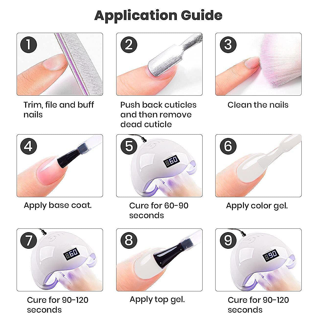 RARJSM – Esmalte de uñas en gel, color morado rosáceo cremoso, malva nude, 15 ml, requiere secar con lampara UV o LED, transparente, manicura