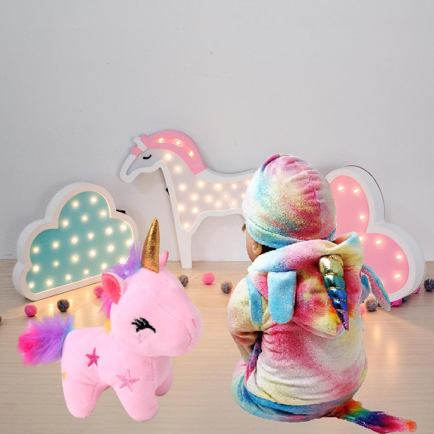 Muñecas Reborn Ropa de bebé, trajes de unicornio para muñecas Reborn de 18 a 22 pulgadas, ropa de bebé para niña y niño, conjuntos de bebé