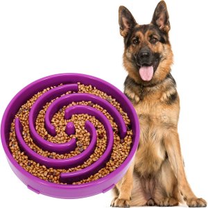 JASGOOD Cuenco de alimentación lenta para perros grandes y medianos, cuencos antigoteo para alimentos más lentos para evitar la hinchazón, para JASGOOD Cuenco de alimentación lenta para perros grandes y medianos, cuencos antigoteo para alimentos más lentos para evitar la hinchazón, para