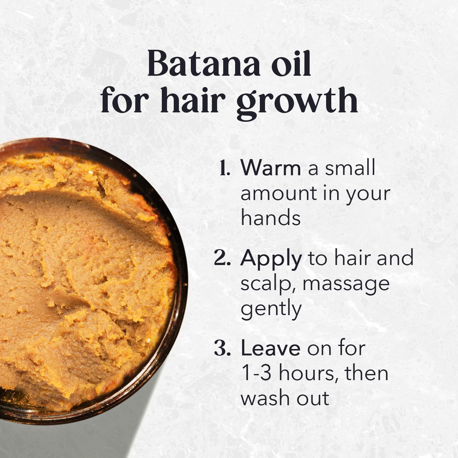 Aceite de batana para el crecimiento del cabello, aceite de batana 100% crudo, 3.4 onzas, aceite de batana puro de Honduras, producto vegano natural
