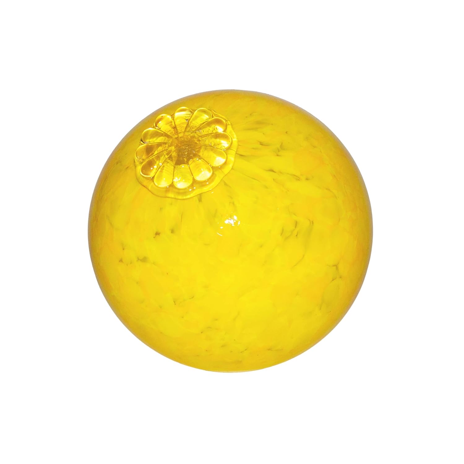 Yellow Pond Floats Balls – Available in 3 inches, 4 inches, 5 inches & 6 inches – Blown Glass – Made in Seattle – Dehanna Jones