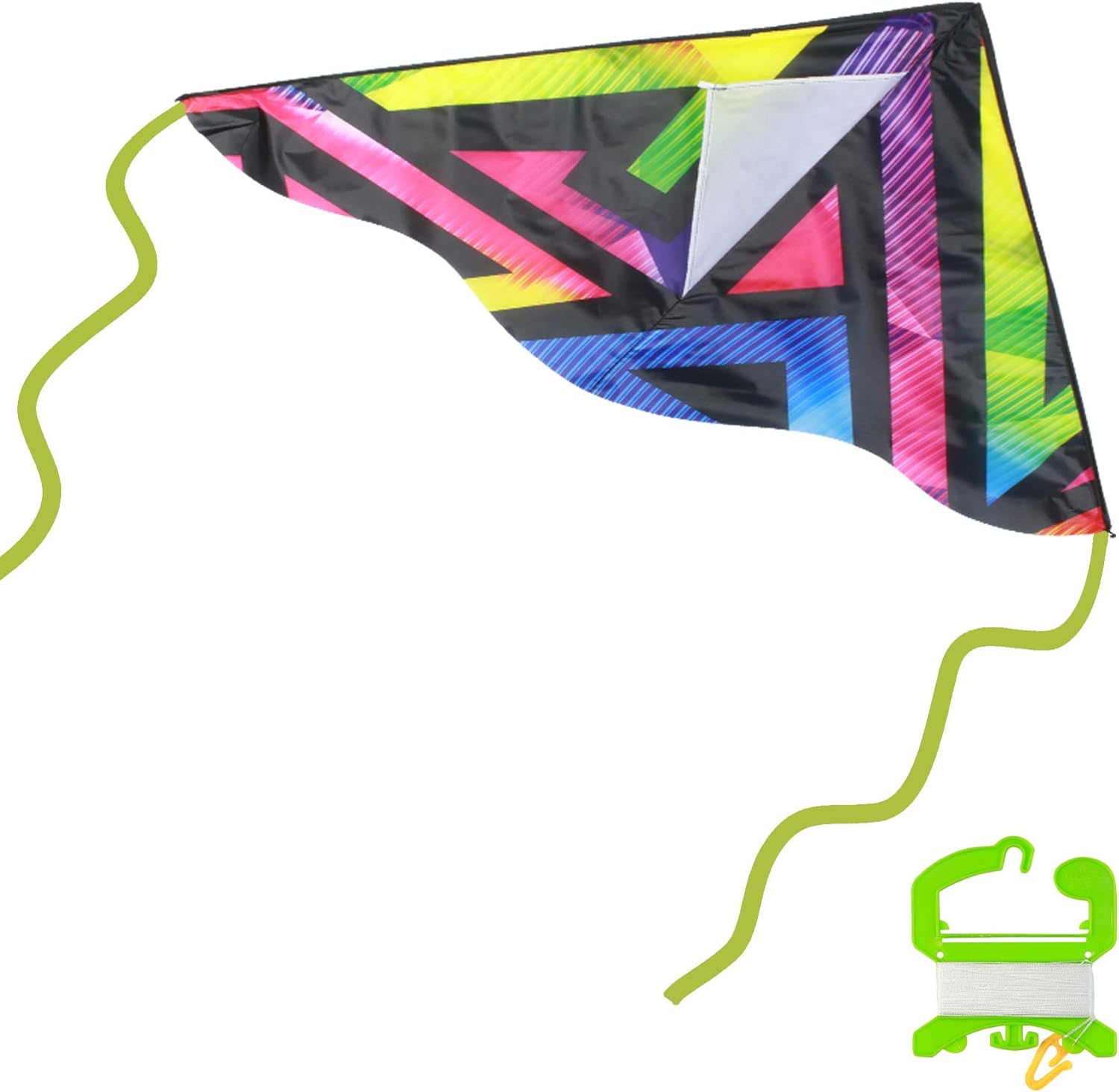 X Kites DLX Delta Nylon Kite, 42 Inch Wide Delta Kites