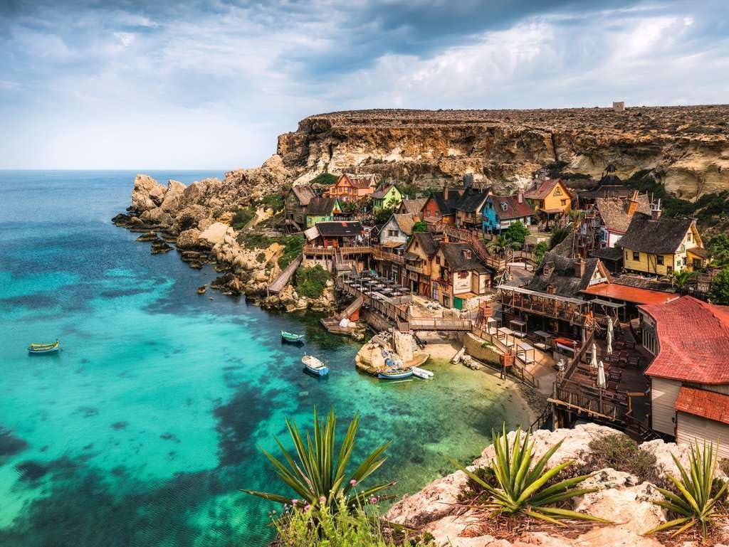Ravensburger – 17436 Adult Puzzle 1500p – Popeye Village, Malta – Adults, Children from 14 Years Puzzle 80 x 60 cm – Cities, Landmarks